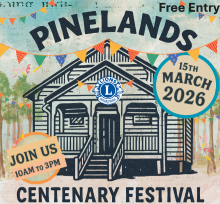 Pinelands Lions Hall Turns 100 – Join Us for the Centenary Festival!